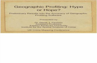 Geographic Profiling Lecture