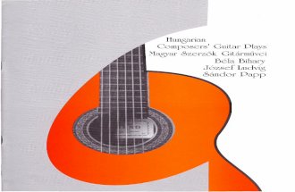 hungarian composers´ guitar play