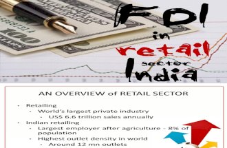 Foreign Direct Investment in retail sector