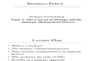Strategic Mgt Processs special case