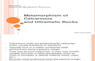 CALCAREOUS AND ULTRAMAFIC MET..ppt