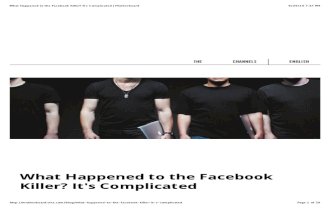 What Happened to the Facebook Killer? It's Complicated | Motherboard