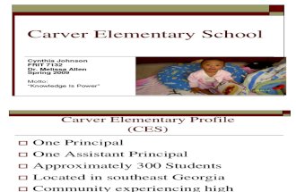 Carver Elementary School Facility Plan CJ