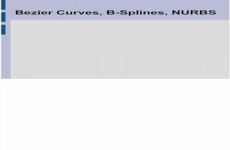 10. Bezier Curves, B-Splines & NURBS
