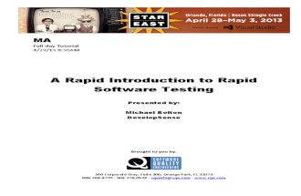 Rapid Testing Presentation