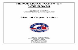 Republican Party of Virginia Party Plan (Amended March 2014)