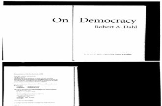 Dahl R. - On Democracy - Ch. 4 5