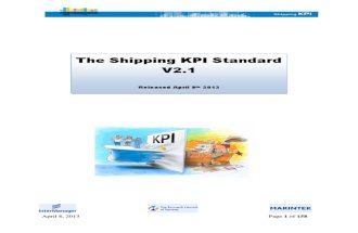 Shipping KPI Standard V2.1