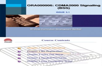 1-Ora000006 Cdma2000 Signaling Procedure(Bss) Issue3.1