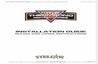 Thermbond Installation Guide