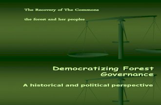 Recovery of the Commons Forests and Her Peoples Abridged