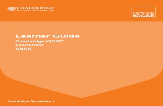 147292 Cambridge Learner Guide for Igcse Economics