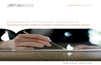 Business Process Analytics Unlocking the Power of Data and Analytics Transforming Insight Into Income