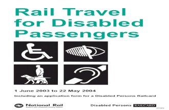 Rail Travel for Disabled