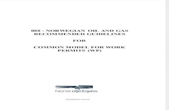 088 - OLF Recommended Guidelines for Common Model for Work Permits (WP) Rev 3, 05 12 2011