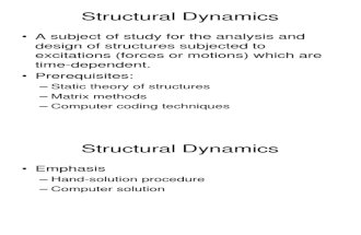 03 Ce225 Lecture Overview of Structural Dynamics