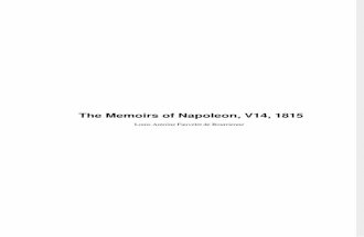 Memoirs of Napolean Bonaparte Vol. 14