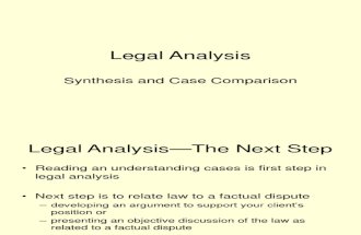 Legal Analysis Synthesis-Case Comparison-revised