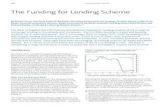 Bank of England, Funding for Lending Overview