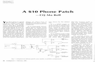 A 10 Dollar Phone Patch