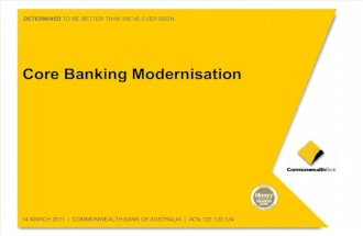Core Banking Modernisation Presentation