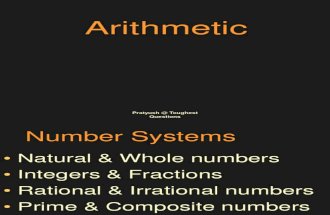 Arithmetic LCM and HCF
