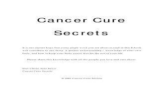 Cancer Cures2001