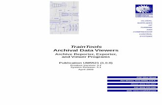 Train View Archival Data Viewers