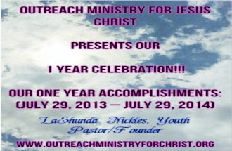 Outreach Ministry For Jesus Christ ~ Volume Four