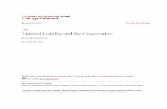 Limited Liability and the Corporation
