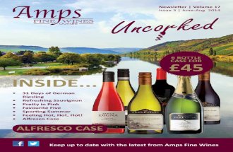 Amps Fine Wines Newsletter - June to August