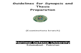 Guidelines for Thesis Preparation Website