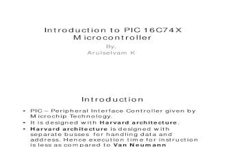 Introduction to PIC 16C74X Microcontroller