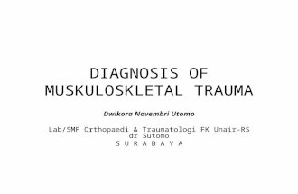 Diagnosis of Muskuloskletal_trauma-rev1