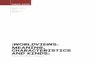[UNGS2030] Chapter 1 - World Views Meaning, Characteristics and Kinds
