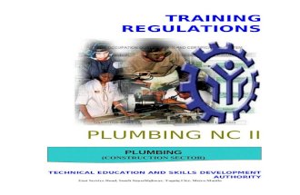TR - Plumbing NC II