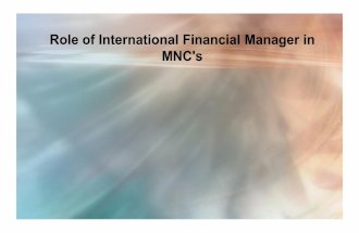 29347973 Role of International Financial Manager