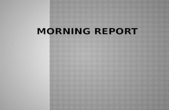 tugasPPT morning report