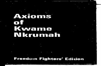 46691356 Axioms Kwame Nkrumah