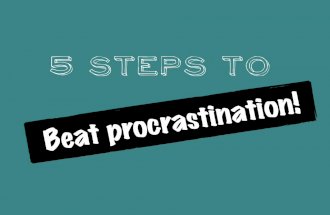 Beat It! Procrastination