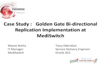 Case Study - Mediswitch Golden Gate Implementation