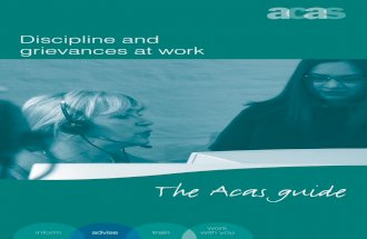 Acas Guide on Discipline and Grievances at Work_(April 11) Accessible Version May 2012