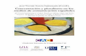 Concentración y pluralismo en los medios de comunicación españoles
