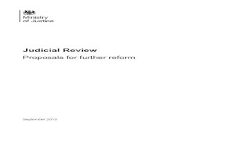 Judicial Review Reforms