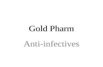 Gold Pharm- Antiinfectives