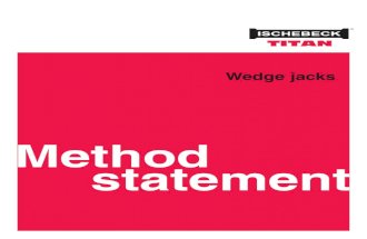 WedgeJack Method Statement
