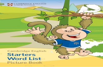 Starters Word List Picture Book