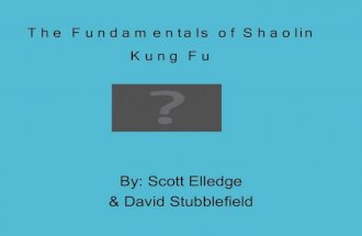 The Fundamentals of Shaolin Kung Fu