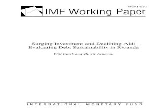 Surging Investment and Declining Aid: Evaluating Debt Sustainability in Rwanda