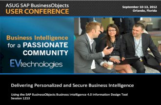 EVT SBOUC2012 Dallas Marks Delivering Personalized and Secure Business Intelligence